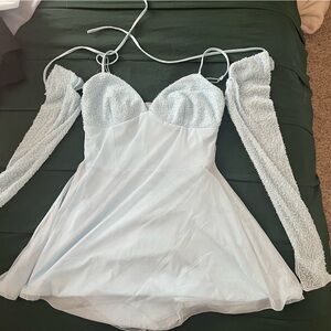 Oh Polly baby blue dress